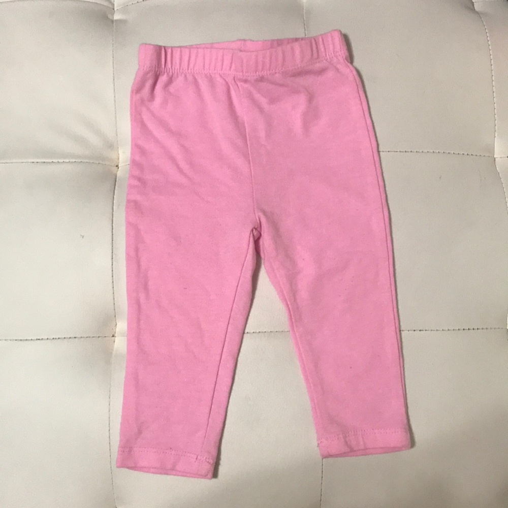 Pink stretchy pants